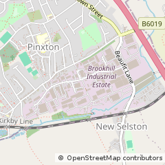 Map of Derbyshire