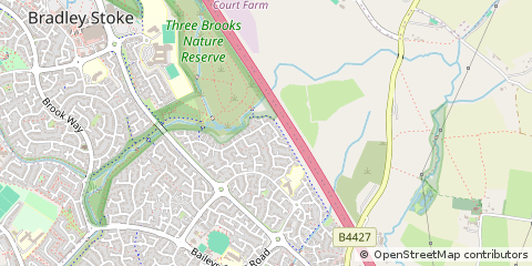 Map of Bristol, South West