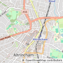 Map of Altrincham