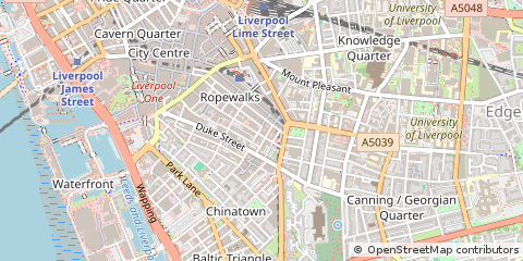 Map of Liverpool
