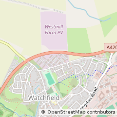 Map of Swindon, Wiltshire