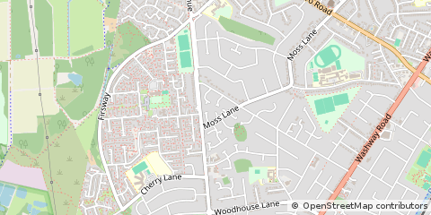 Map of Sale, Cheshire