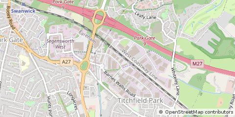 Map of Fareham