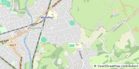 Map of Stockport