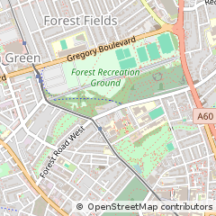 Map of Nottingham