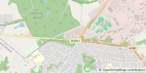 Map of Aldermaston, Berkshire