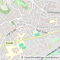 Map of Weston-Super-Mare, Somerset