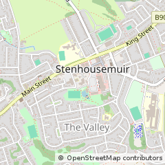 Map of Larbert, Stirlingshire