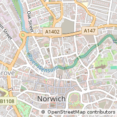 Map of Norwich, Norfolk