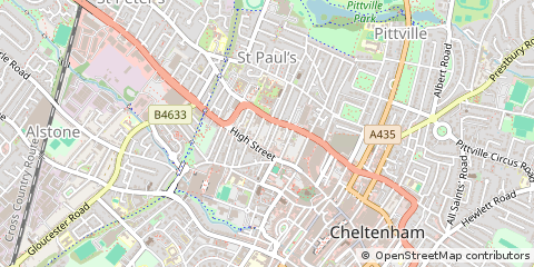 Map of Cheltenham