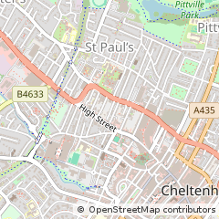 Map of Cheltenham