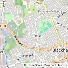 Map of Rowley Regis, West Midlands
