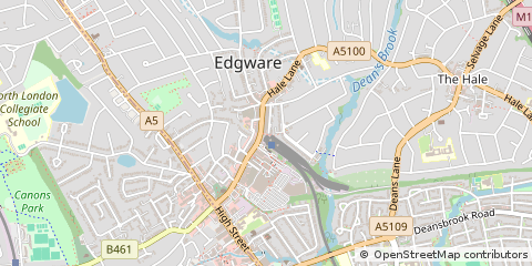 Map of Edgware