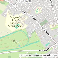 Map of Beverley, East Yorkshire
