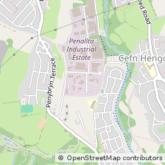 Map of Hengoed, Caerphilly
