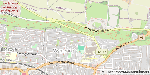 Map of Portsmouth, Hants
