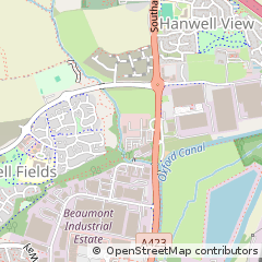 Map of Banbury, Oxfordshire