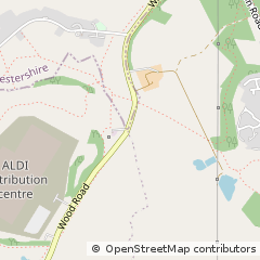 Map of Coalville, Leics