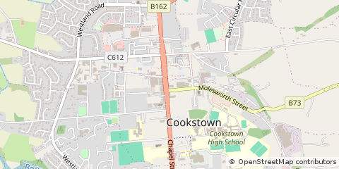 Map of Cookstown, Tyrone