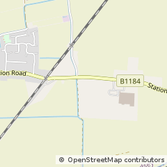 Map of Sibsey, Boston, Lincs.