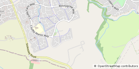 Map of Middlesbrough, Cleveland