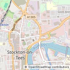 Map of Stockton-on-Tees