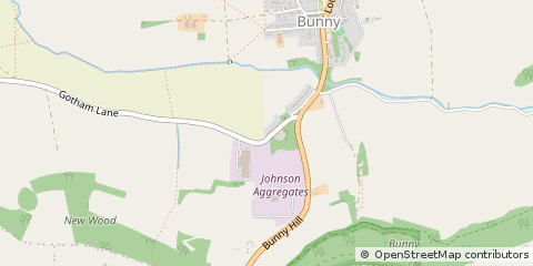 Map of Nottingham, Nottinghamshire