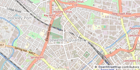 Map of Birmingham, West Midlands