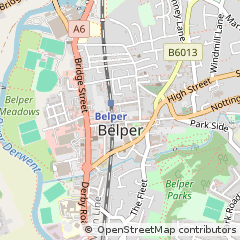 Map of Belper