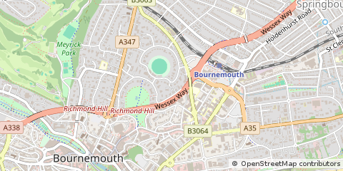 Map of Bournemouth