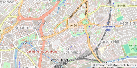 Map of Bristol