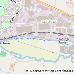 Map of Thatcham, Berkshire
