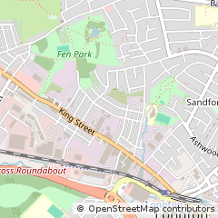 Map of Fenton, Stoke on Trent