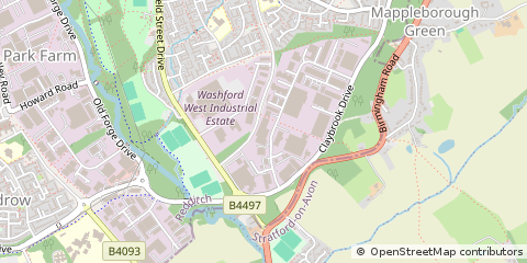 Map of Redditch