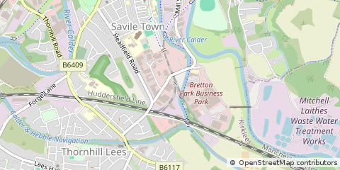 Map of Dewsbury