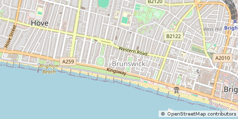 Map of Hove