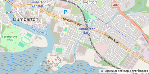 Map of Dumbarton