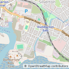 Map of Dumbarton