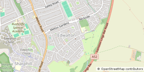 Map of Nottingham