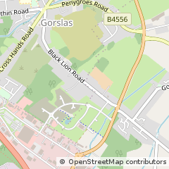 Map of Llanelli, SIR Gaerfyrddin
