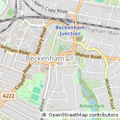 Map of Beckenham