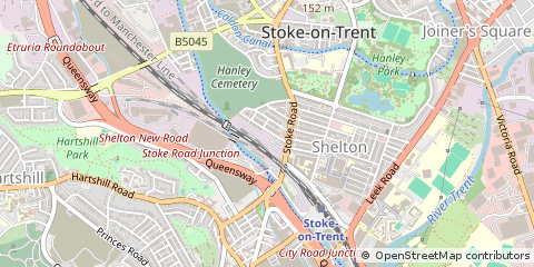 Map of Stoke-on-Trent