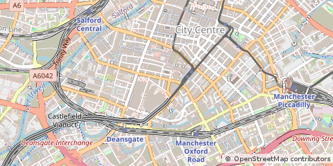 Map of Manchester