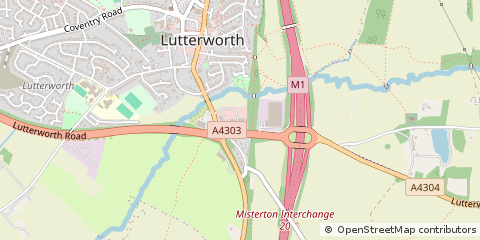 Map of Lutterworth