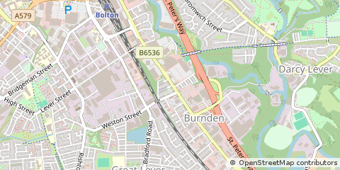 Map of Bolton