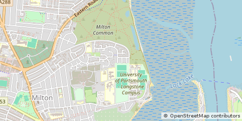 Map of Southsea, Hampshire