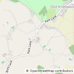 Map of Knebworth, Hertfordshire
