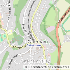 Map of Caterham, Surrey