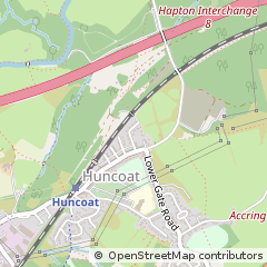 Map of Accrington, Lancashire