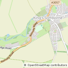 Map of Stockbridge, Hampshire